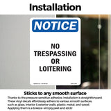 No Trespassing Or Loitering
