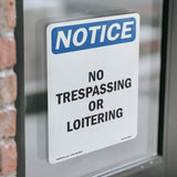 No Trespassing Or Loitering