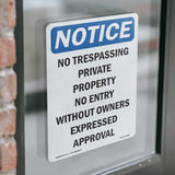 No Trespassing Private Property No Entry