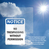 No Trespassing Without Permission