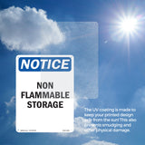 Non Flammable Storage Sign