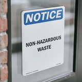 Non-Hazardous Waste Sign