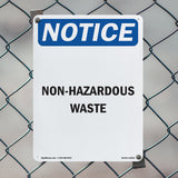 Non-Hazardous Waste Sign