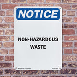 Non-Hazardous Waste Sign