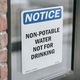 Non-Potable Water Not For Drinking