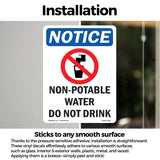 Non-Potable Water Do Not Drink