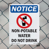 Non-Potable Water Do Not Drink