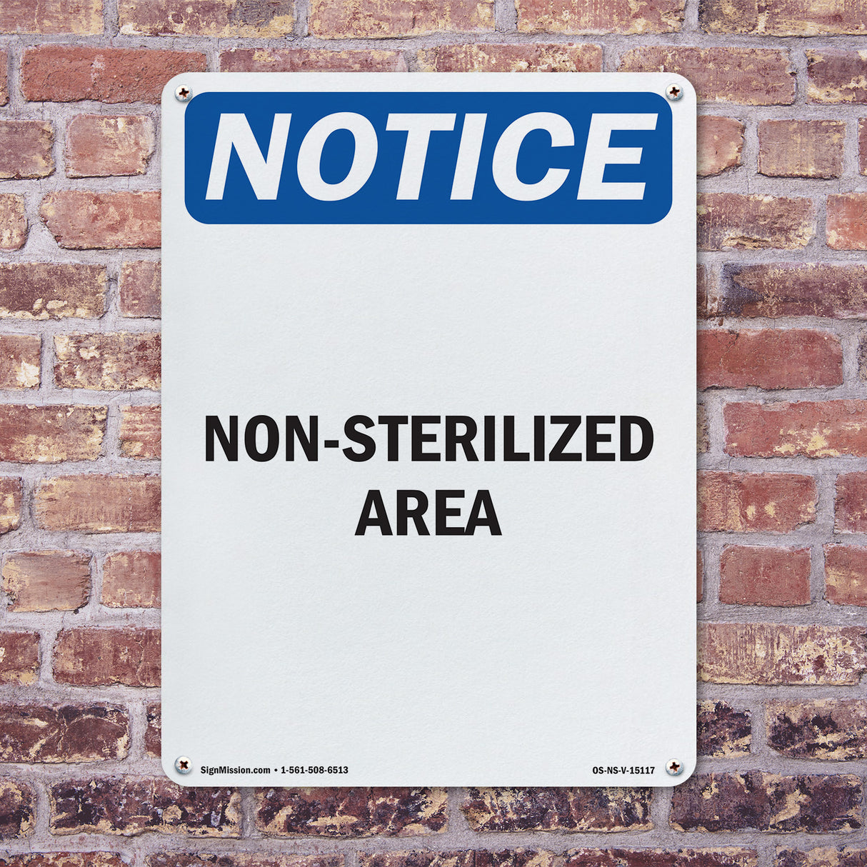 Non-Sterilized Area