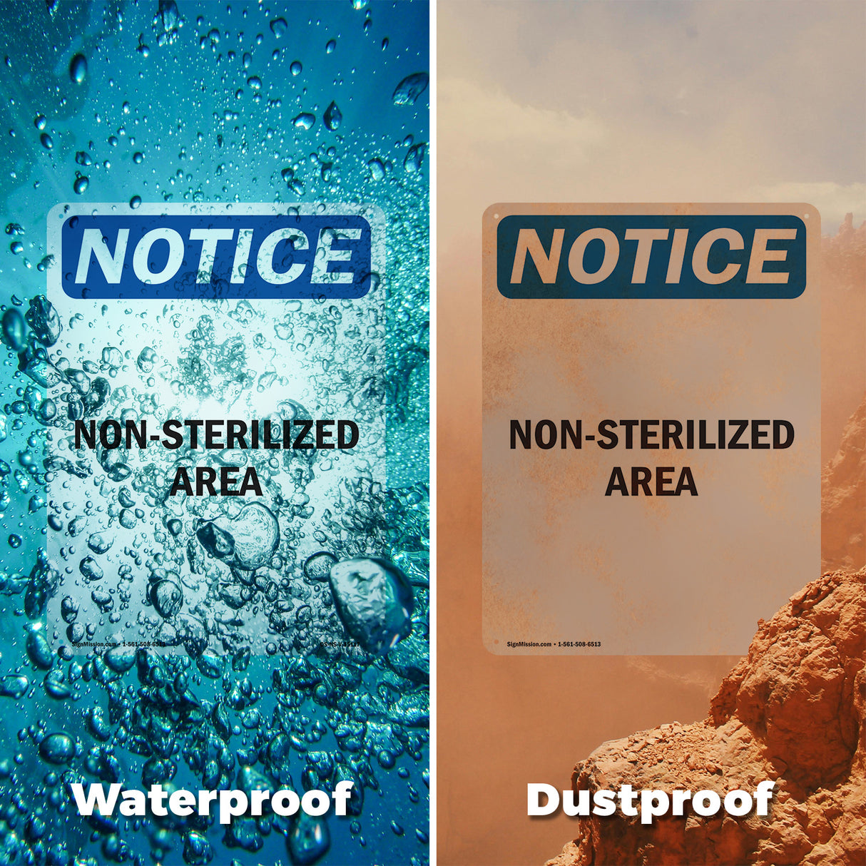 Non-Sterilized Area