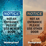 Not An Entrance Please Use Other Door