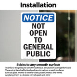 Not Open To General Public