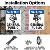 Not Open To General Public