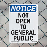 Not Open To General Public