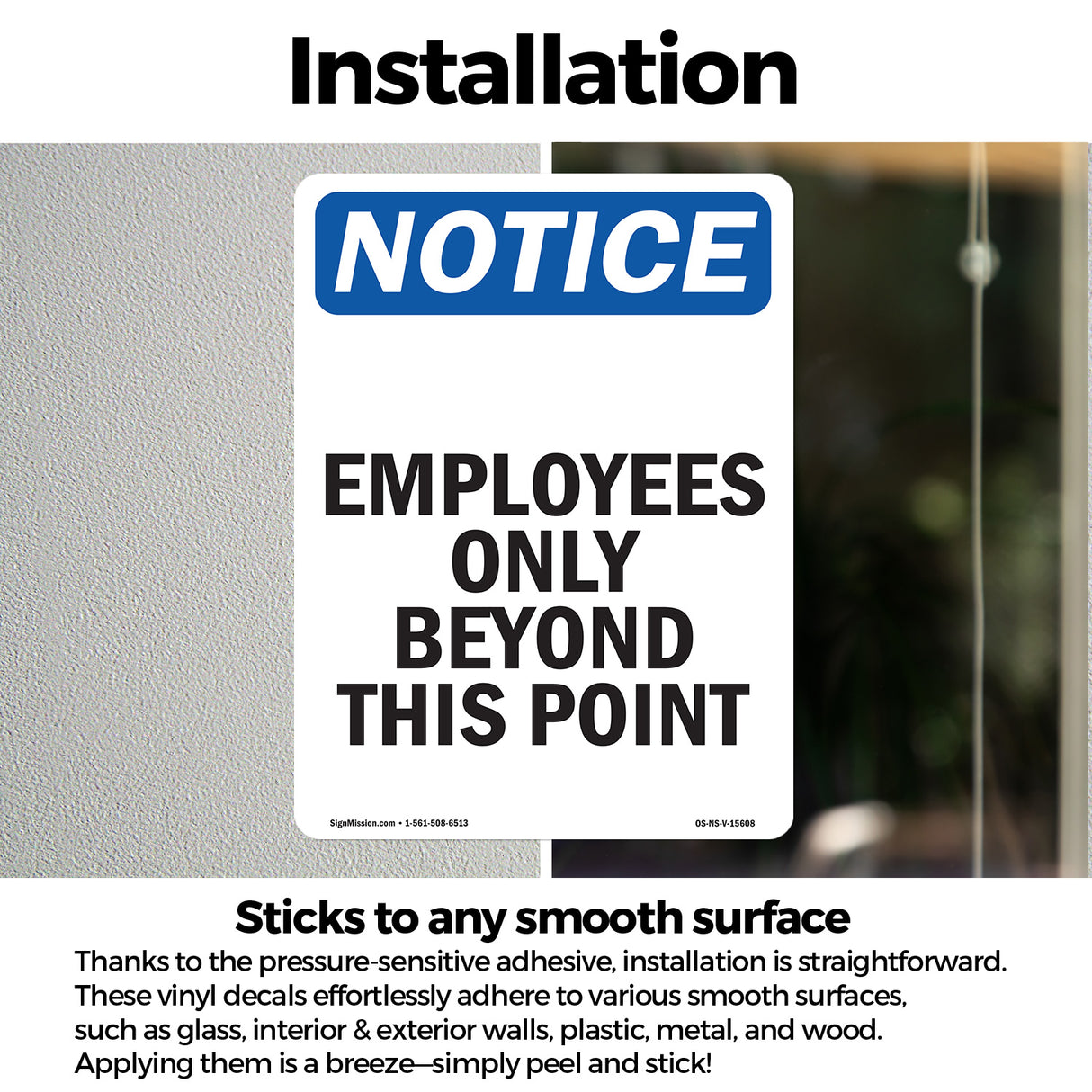 NOTICE Employees Only Beyond This Point