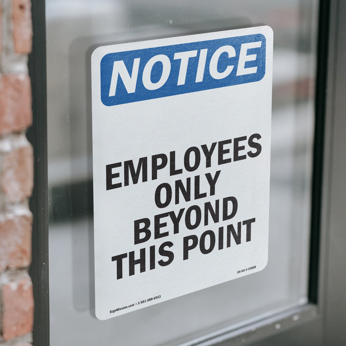 NOTICE Employees Only Beyond This Point