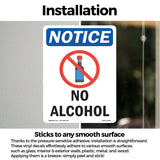 NOTICE No Alcohol