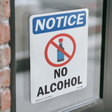 NOTICE No Alcohol