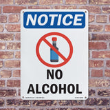 NOTICE No Alcohol