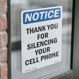 NOTICE Thank You For Silencing Cell Phone