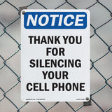 NOTICE Thank You For Silencing Cell Phone