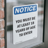 NOTICE Must Be At Least 18 Years Of Age To Enter