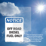 Off Road Diesel Fuel Only