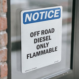 Off Road Diesel Only Flammable