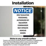Only Qualified Personnel Authorized By Squadron