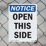 Open This Side