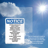 Petting Farm Rules Safety First Always