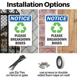Please Breakdown Boxes