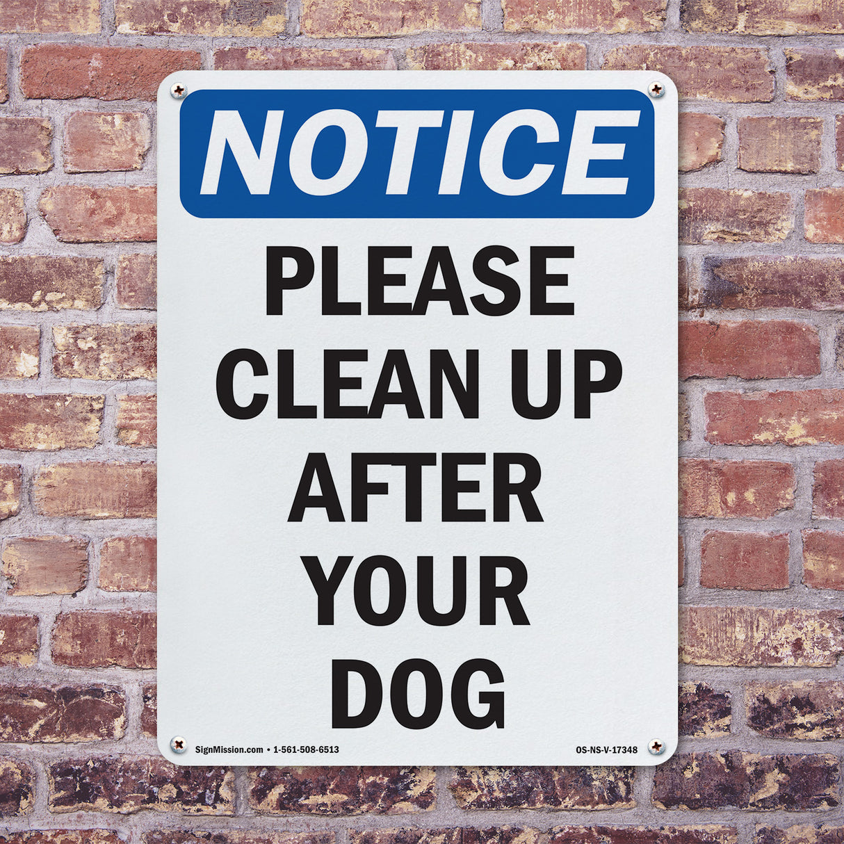 Please Clean Up After Your Dog