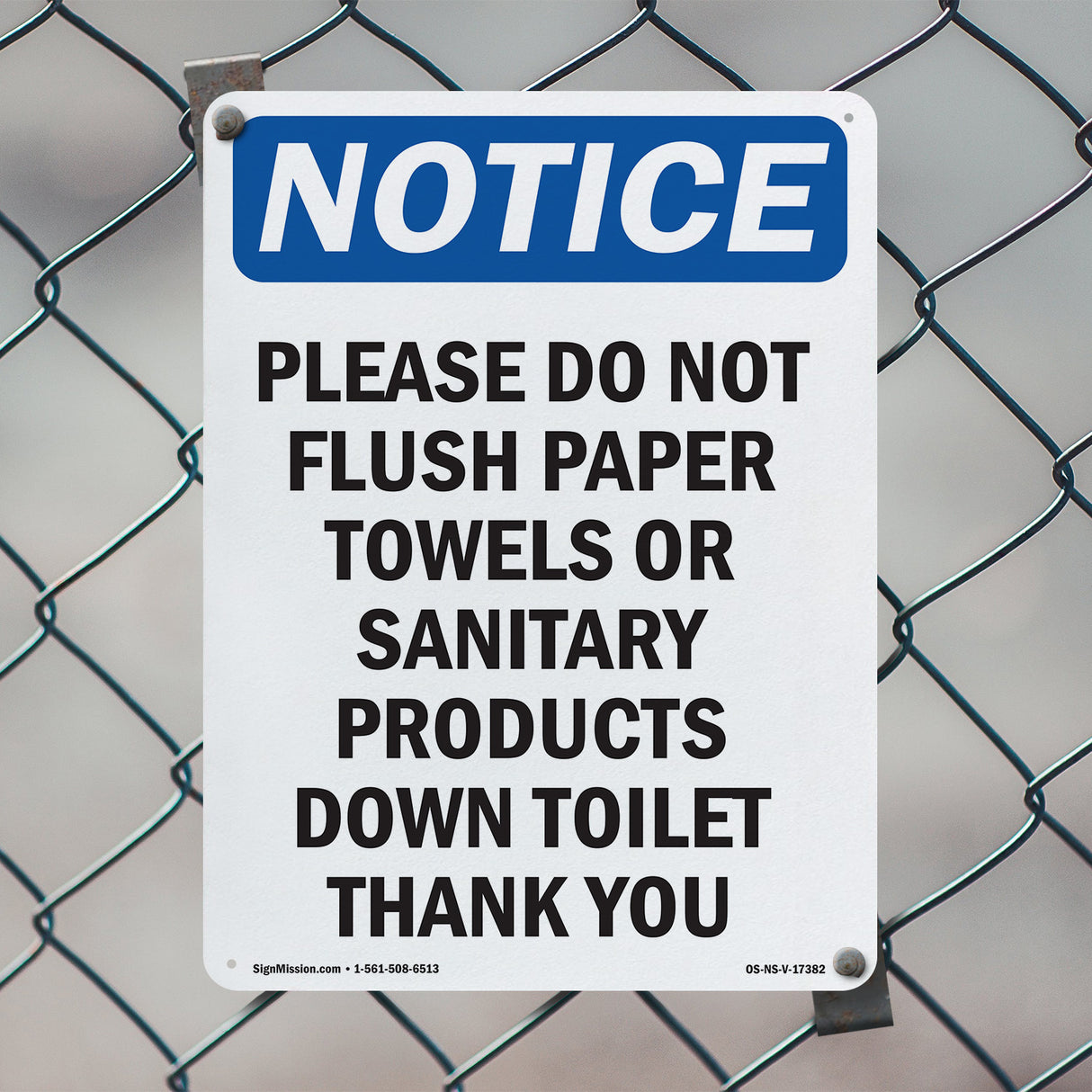 Please Do Not Flush Paper Towels Or Sanitary