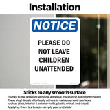 Please Do Not Leave Children Unattended