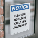 Please Do Not Leave Children Unattended