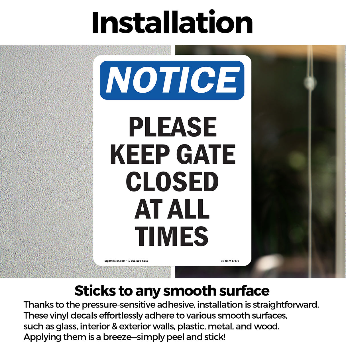 Please Keep Gate Closed At All Times