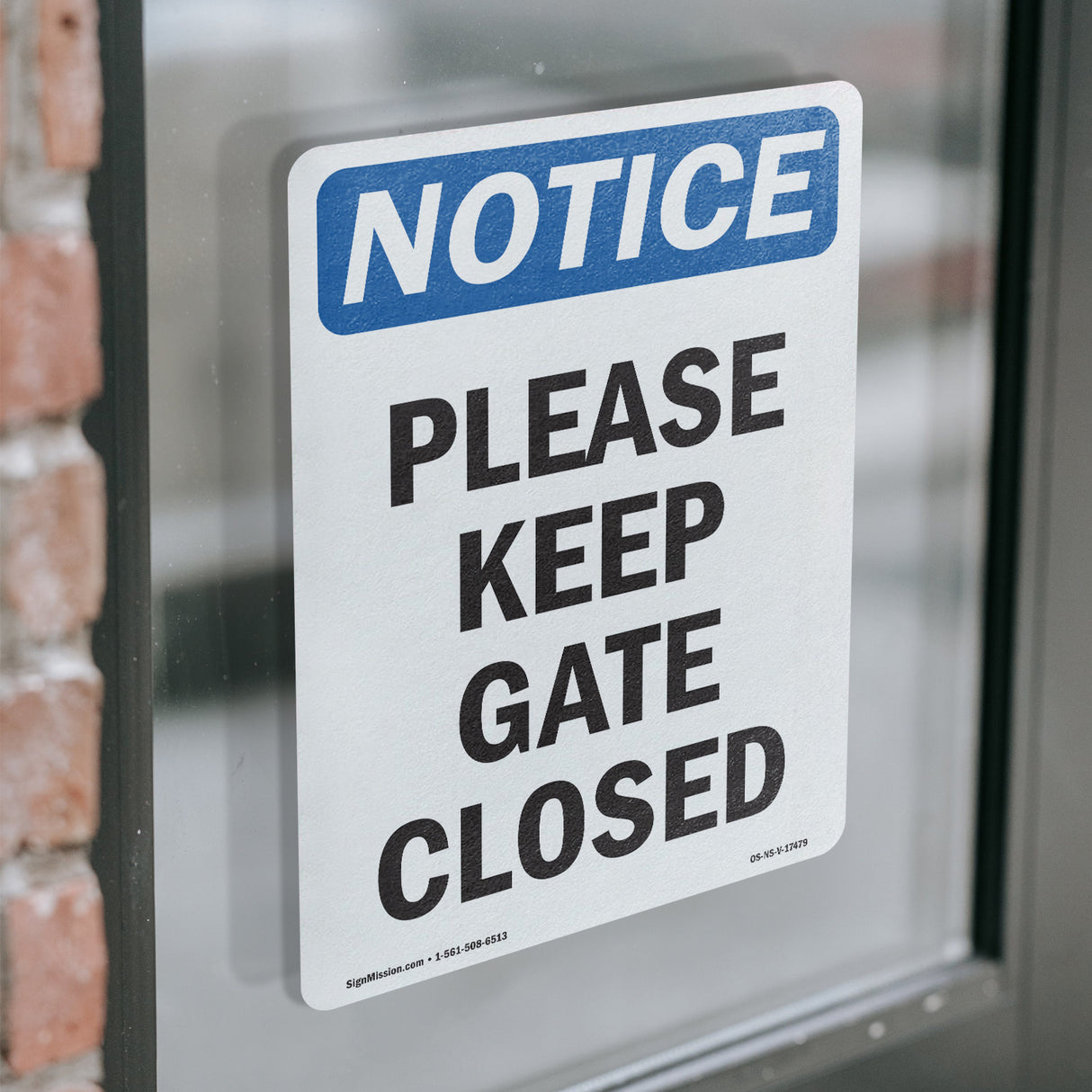 Please Keep Gate Closed