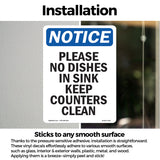 Please No Dishes In Sink Keep Counters Clean