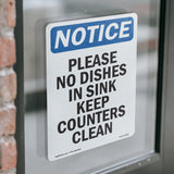 Please No Dishes In Sink Keep Counters Clean