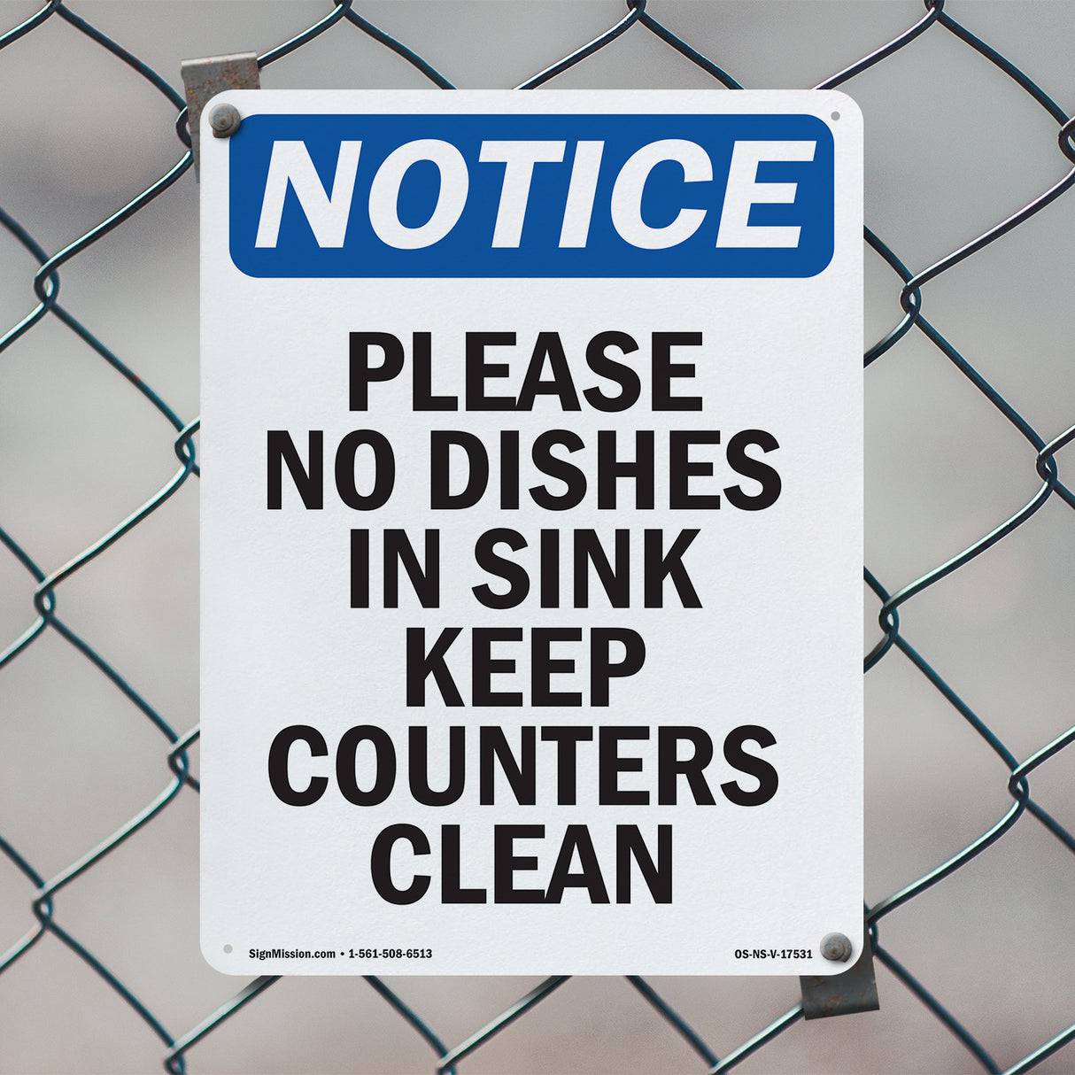 Please No Dishes In Sink Keep Counters Clean