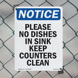 Please No Dishes In Sink Keep Counters Clean