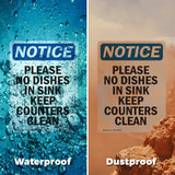 Please No Dishes In Sink Keep Counters Clean
