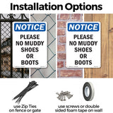 Please No Muddy Shoes Or Boots
