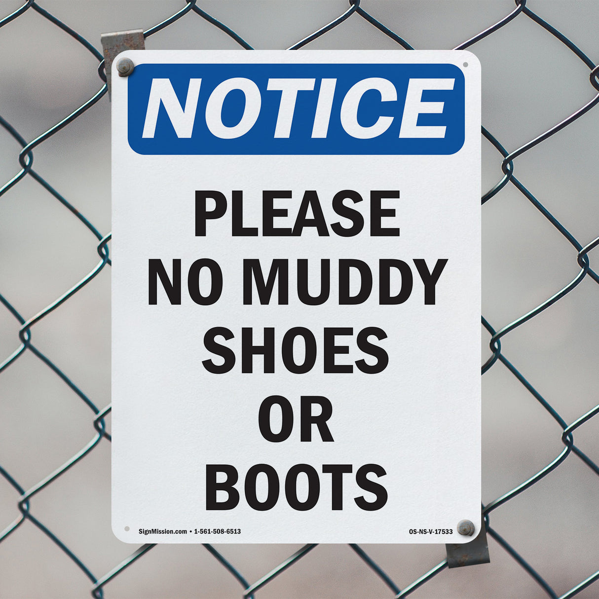 Please No Muddy Shoes Or Boots