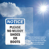 Please No Muddy Shoes Or Boots