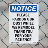 Please Pardon Our Dust While We Remodel