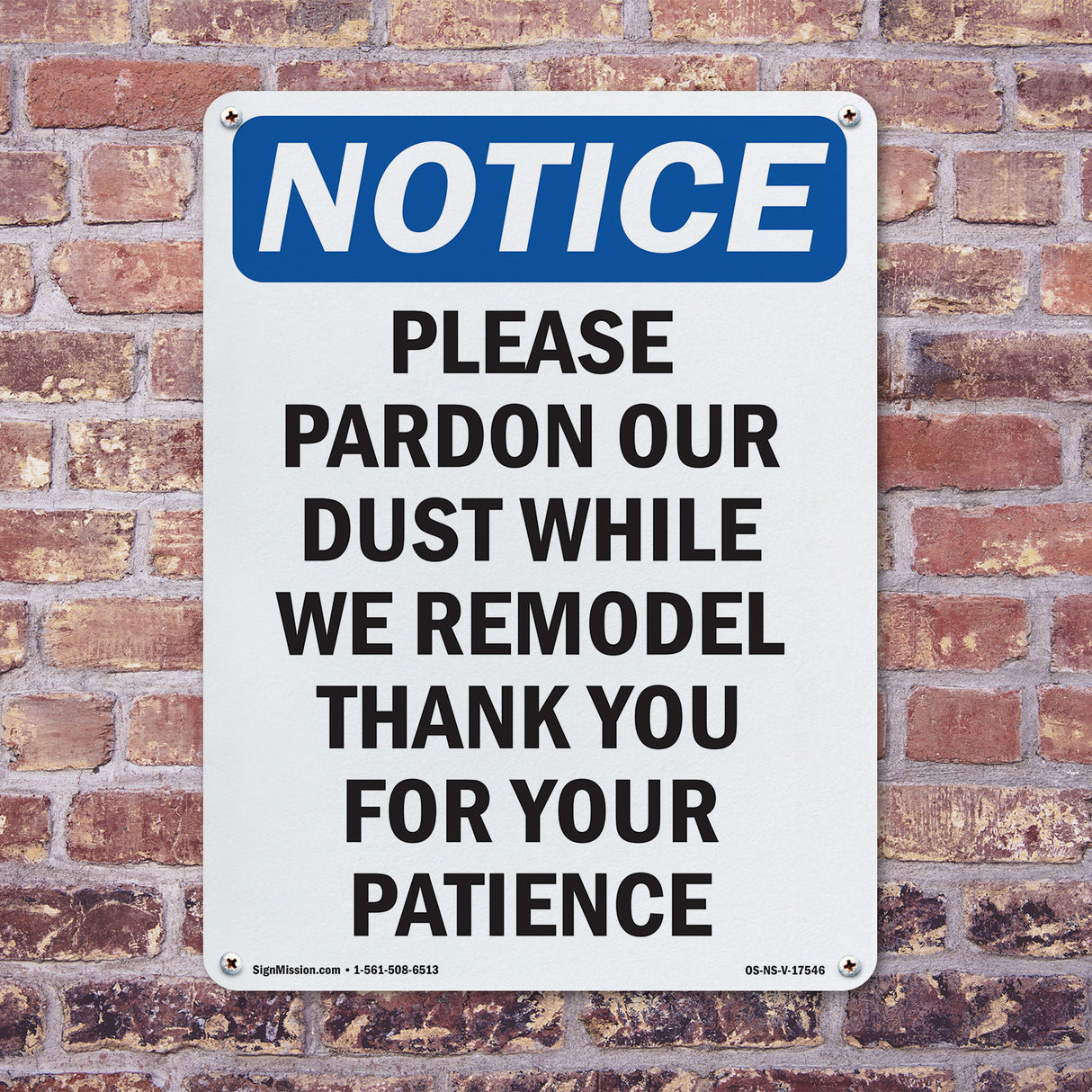 Please Pardon Our Dust While We Remodel