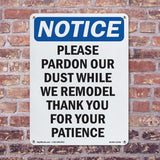 Please Pardon Our Dust While We Remodel