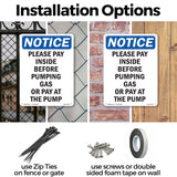 Please Pay Inside Before Pumping Gas Or