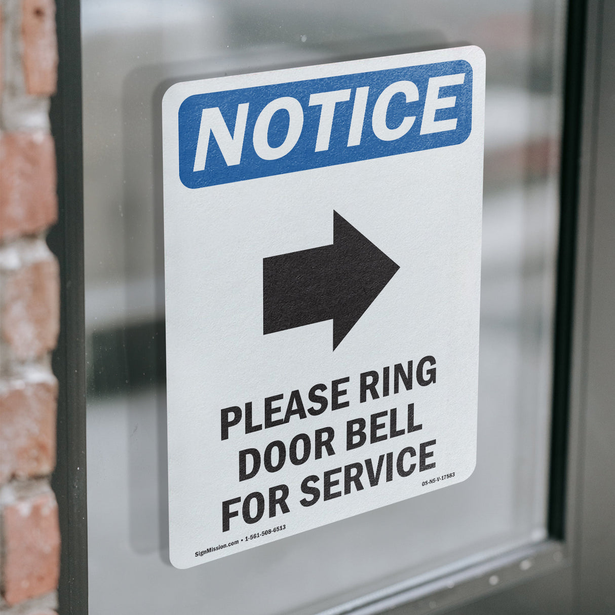 Please Ring Door Bell For Service
